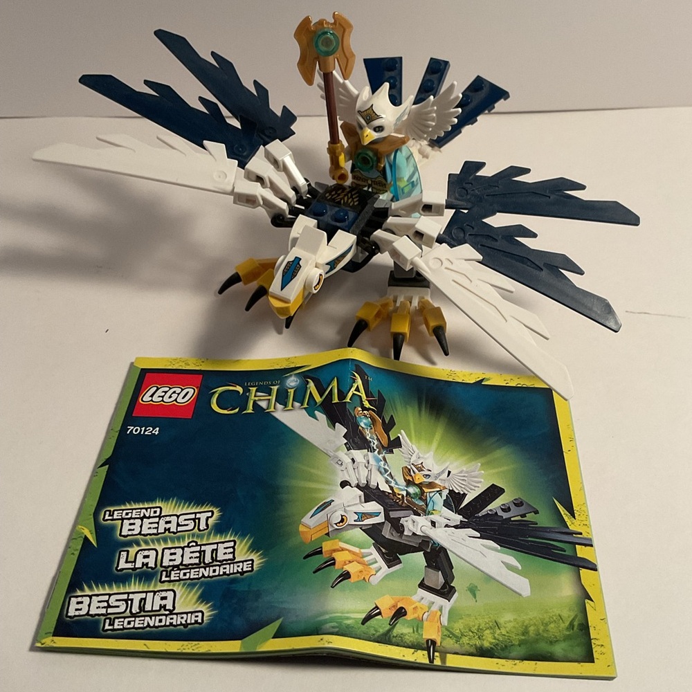 Lego 70124 Legends of Chima eagle legend beast complete